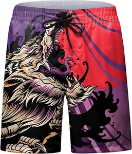 Pantalones cortos de lucha MMA multiartículo OEM más vendidos, tela de secado rápido, cintura elástica, ligeros y cómodos a los mejores precios - Product Image 3