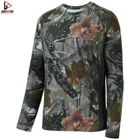 Vêtements de chasse vêtements porter personnalisé upland cerf cochon pêche à manches longues canard sublimé chasse chemises à manches longues pour hommes