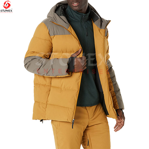 Meilleures ventes Veste d'hiver grande taille pour hommes Fermeture à glissière Toile légère Logo personnalisable-Fabricant direct - Product Image 4