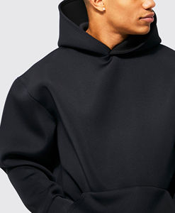 Sweat-shirt à capuche brodé pour homme sur mesure en gros, 100% coton, manches longues, décontracté d'hiver, style hip-hop - Product Image 3