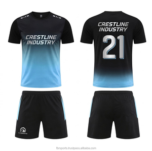 Custom Logo Soccer Jersey Set Football Team Sportswear Quick Dry Soccer Team Uniform - Product Image 5