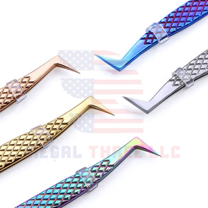 แหนบต่อขนตาปลอมเพิ่มวอลลุ่มพร้อมกล่องเครื่องมือหลากสี - Product Image 2