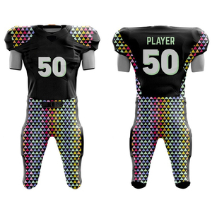 Uniforme de football américain Maillots d'équipe de qualité professionnelle pour hommes Pantalons confortables Sublimation Training College Game Vêtements de sport personnalisés - Product Image 3