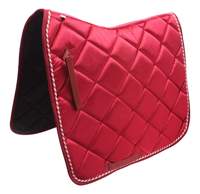 Ensemble de tapis de selle en satin de cheval comprenant des bottes tendon bottes cloche ensembles de bandage voile de mouche couleurs assorties et tailles assorties