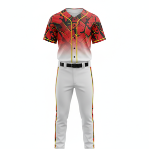 Uniforme de baseball en maille personnalisé en gros 2026 Sublimation Léger Unisexe Vêtement d'équipe - Product Image 1