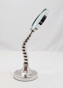 Coleccionables náutico níquel latón lupa Metal hecho a mano mango ajustable lupa enmarcada lupa - Product Image 6