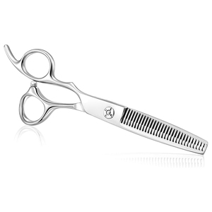 Ciseaux amincissants de coiffeur de haute qualité finition miroir finition polonaise 6 pouces ciseaux amincissants en acier inoxydable allemand - Product Image 2