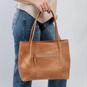 Sac fourre-tout de mode de luxe femmes en cuir véritable sac à main à bandoulière grande capacité sac à main pour LTB-0230 de bureau - Product Image 1