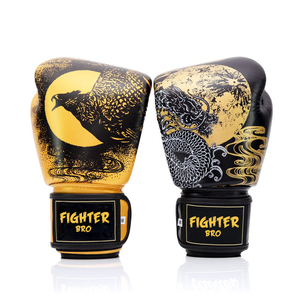 Gants de boxe d'entraînement personnalisés en cuir de vachette de qualité supérieure fabriqués en MMA combat gant d'entraînement de boxe sac de boxe - Product Image 6