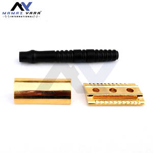 Maquinilla de Afeitar Clásica de Doble Filo, Maquinillas de Afeitar de Seguridad Resistentes con Mango Corto para Hombre, Afeitado en Húmedo, Logotipo Personalizado Intercambiable - Product Image 5