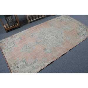 Alfombra Turca, Alfombra Vintage de 3.9x7.7 pies, Alfombra de Lana Roja - Product Image 2