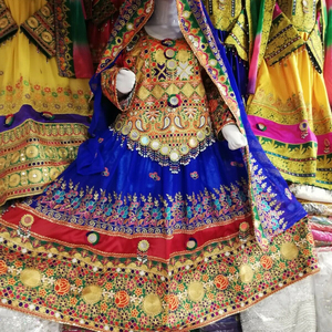Traditional <b>Muslim</b> Clothing Afghan Kuchi <b>Dress</b> Afghani Koochi <b>Dresses</b> for Eid <b>Wedding</b> Party Indian Pakistani Style Salwar Kameez - Product Image 1