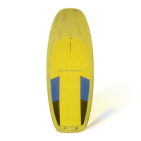 Planche de surf dure en fibre de carbone Hydrofoil Downwind SUP Board avec pagaie sur pied pour le surf et la pêche en eau océanique