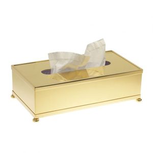 High Quality <b>Black</b> Metal Wired <b>Tissue</b> Box Stylish Landscape Square Carrying Design - Product Image 2