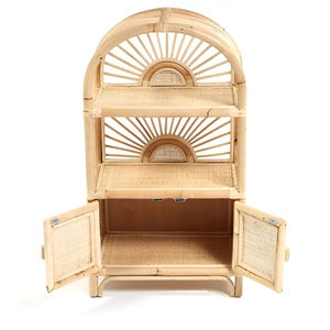 Armoire pour bébé en rotin faite à la main avec étagère garde-robe en gros pour enfants armoire écologique pour tout-petits enfants - Product Image 3