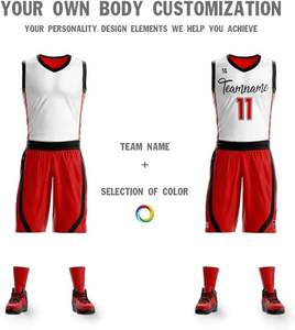 Nuevo Diseño de Logotipo Personalizado, Uniforme de Baloncesto Transpirable de Alta Calidad - Product Image 3