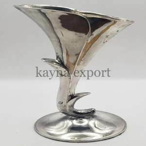 Fancy Decorative Vintage style Metal Sheet Trumpet Flower <b>Vase</b> for Home And Wedding Centerpiece Of <b>Table</b> decoration Metal <b>Vases</b> - Product Image 2