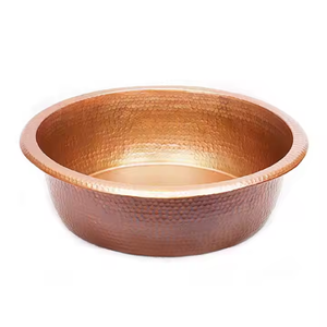 ชามนวดทองแดงตีด้วยมือสำหรับฝึกสุขภาพแบบดั้งเดิมของอินเดียชามสำหรับใช้ทาเล็บเครื่องสำอาง - Product Image 2