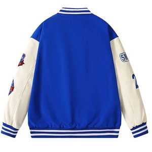 Chaqueta Universitaria de Invierno para Hombre, Talla Grande, Servicio OEM/ODM Personalizado de Alta Calidad, Cuello Alto, Logotipo Frontal, Manga de Algodón - Product Image 2