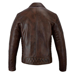 High Quality Fashion Leather <b>Jacket</b> Man Breathable Sustainable Quick Dry Leather New Fashion Men's <b>Jacket</b> For Men - Product Image 5
