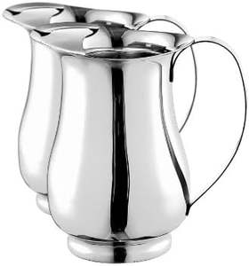 Pichet sophistiqué en acier inoxydable pour la distribution d'eau, présentation sur table, maisons d'époque modernes, intérieur écologique et durable - Product Image 6