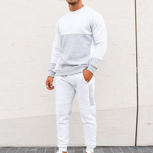 Survêtement surdimensionné à jambe droite pour homme 100% coton Streetwear Polaire Baggy Survêtements pour l'hiver - Product Image 4