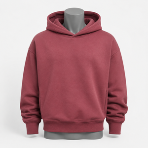 Sweat à capuche oversize pour homme - 100% coton molletonné, séchage rapide et écologique, respirant, style décontracté, coupe ample, texture douce, pour un usage quotidien - Product Image 1