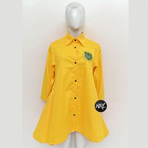 OEM diseño personalizado elegante alto-bajo para las mujeres sólido liso de alta calidad de moda de algodón de poliéster de alta-baja de las mujeres de la calle alta-baja - Product Image 1