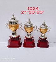 Dernière arrivée Silver Finished Sports Award pour les événements de championnat Trophée du tournoi scolaire pour le prix du trophée d'utilisation Giveaway