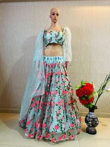 Te presentamos hermosa ropa de fiesta de diseñador Lehenga Collection - Product Image 4