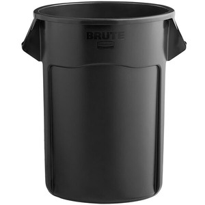 Bote de Basura Redondo Ejecutivo Negro Rubbermaid 1779739 BRUTE de 55 Galones - Product Image 2