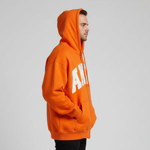 Vêtements de rue personnalisés en gros pour fabricants, 370 g/m², poids lourd, design personnalisé, effet délavé au soleil, coupe ample, couleur unie, numérique, pour hommes - Product Image 5