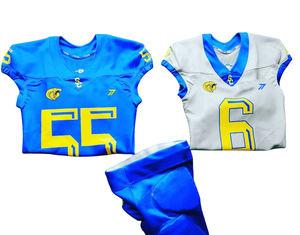 Conjunto de Uniforme de Fútbol Americano Reversible de Jersey, Impresión por Sublimación de Alta Calidad, Proveedor de Uniformes de Fútbol Americano Personalizados - Product Image 2