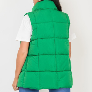 Chaleco Deportivo de Color Sólido para Mujer, Chaleco sin Costuras con Cuello Redondo, Talla Grande, Chaqueta de Alta Calidad, Algodón Pakistaní - Product Image 5