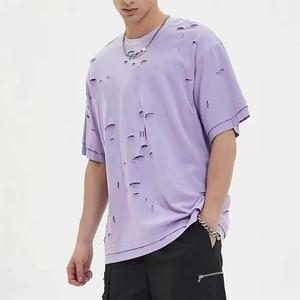 Acid Wash Oversized T Shirt 100% Cotton Vintage Washed Tee Blank Streetwear O Neck Short Sleeve for Men Acid Washed Shirts - Product Image 3