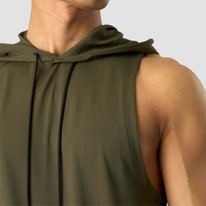 Débardeur à capuche élégant pour hommes-Parfait pour les vêtements décontractés et les activités estivales, disponible en différentes couleurs - Product Image 5