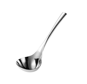 Cuillère séparatrice à soupe monobloc avec manche en acier inoxydable Matériau en laiton pour la cuisson des articles de fête et le service de la soupe - Product Image 3