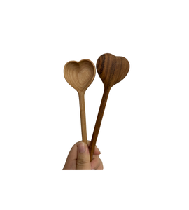 High Quality 17cm Bamboo Soup Spoons Flatware Spoon Kitchenware Tableware for Coffee & Food <b>Party</b> Wedding Craft Gift <b>Set</b> - Product Image 1