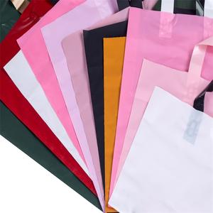 LIANYOU, bolsa de plástico de PE, mango Flexiloop, válvula de estampado en caliente, reciclable, promoción de supermercado, bolsas de compras de negocios - Product Image 1