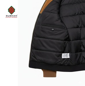 Blouson aviateur en cuir suédé A-2 fait main |   Veste aviateur en cuir véritable suède |   Vêtements d'extérieur minimalistes pour hommes |   Cadeau pour lui - Product Image 4