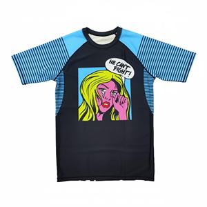 Conjuntos de Compresión de Manga Corta para Karate y MMA, Personalizados OEM, para Hombre, Tela de Poliéster y Spandex de 200 g/m², Secado Rápido y Duradero - Product Image 5