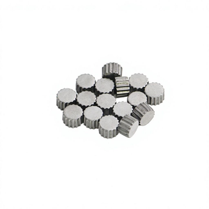 Broche cylindrique moletée en carbure de tungstène pour équipements de conditionnement et de transport textile avec matériau antidérapant intégré - Product Image 1