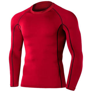 Camiseta Deportiva de Compresión para Hombre, Transpirable, Ecológica, de Secado Rápido, Manga Larga, con Logotipo Personalizado, Proveedor Mayorista de Ropa Deportiva - Product Image 6