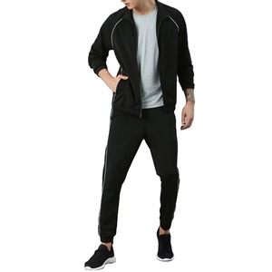 Ensemble de survêtement pour homme de haute qualité, couleur unie, décontracté, respirant, grande taille, à capuche, coupe classique, streetwear - Product Image 2