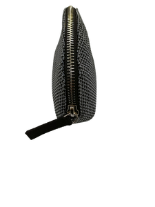 Custom Logo Travel <b>Coin</b> <b>Pouch</b> Fashionable Black Recycled Polyester Embroidered Pattern Waterproof Zippered <b>Coin</b> Purse for - Product Image 3