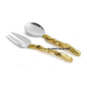 Biểu tượng tùy chỉnh bao bì thép không gỉ Matte bạc Flower Leaf xử lý trang trí thiết lập dao kéo - Product Image 2