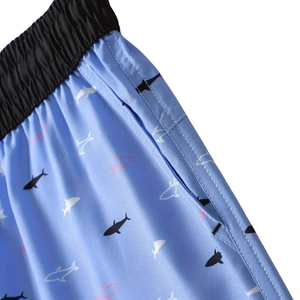 Men's Casual Hawaiian Beach Swim Trunks 100% Polyester Cargo <b>Shorts</b> Drawstring Mid <b>Plaid</b> Anti-Wrinkle OEM Service Available - Product Image 1