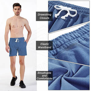 Wholesale Heavyweight 100% Cotton Gym <b>Shorts</b> for <b>Men</b> Sports Fleece French Terry Breathable <b>Sweat</b> <b>Short</b> for High Street Nonwoven - Product Image 2