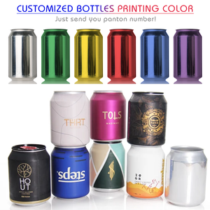 Venta al por mayor de fábrica, latas de aluminio vacías, 330ml, 473ml, 500ml, 8,4 oz, 12 oz, 16oz, latas elegantes para bebidas con tapas fáciles de abrir - Product Image 4