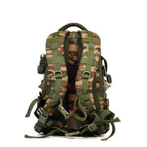 MOLLE-Sac à dos tactique résistant à l'eau, plusieurs compartiments, fermeture éclair multifonctionnelle en nylon camouflage pour les aventures de survie en plein air - Product Image 4